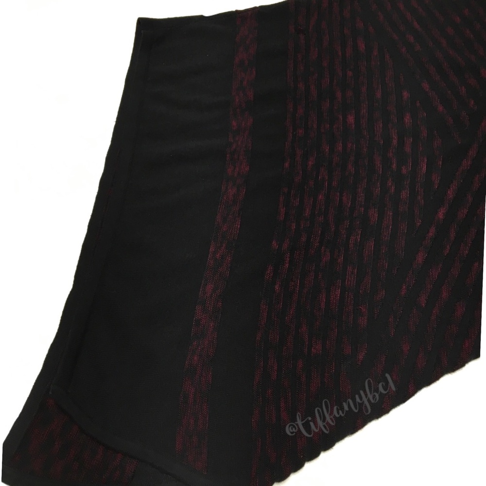 Dana Buchman Asymmetrical Tunic Burgundy - Picture 6 of 14